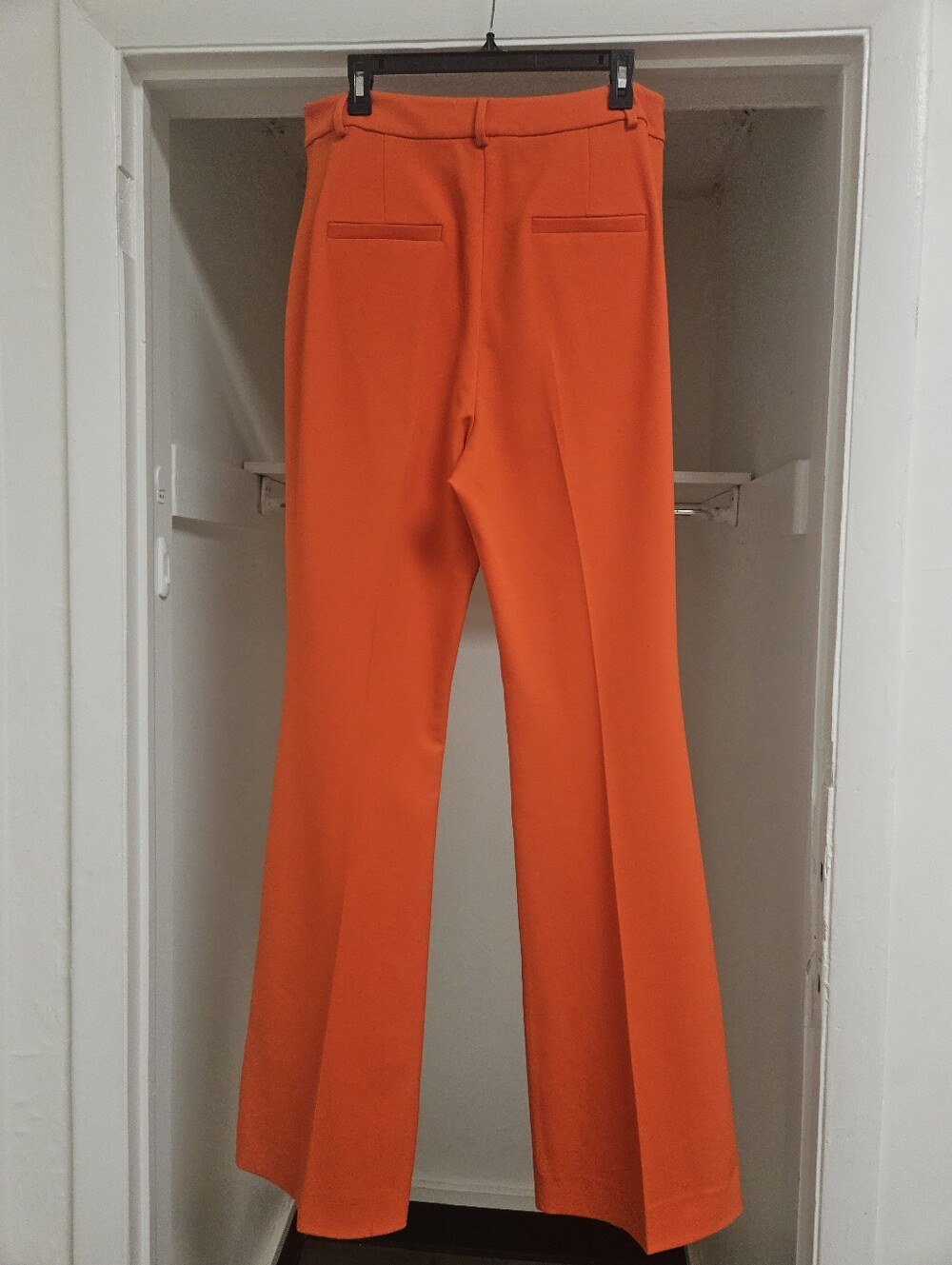 BODEN BI STRETCH HIGH RISE LONG FLARED TROUSERS 12 LONG - Picture 5 of 7